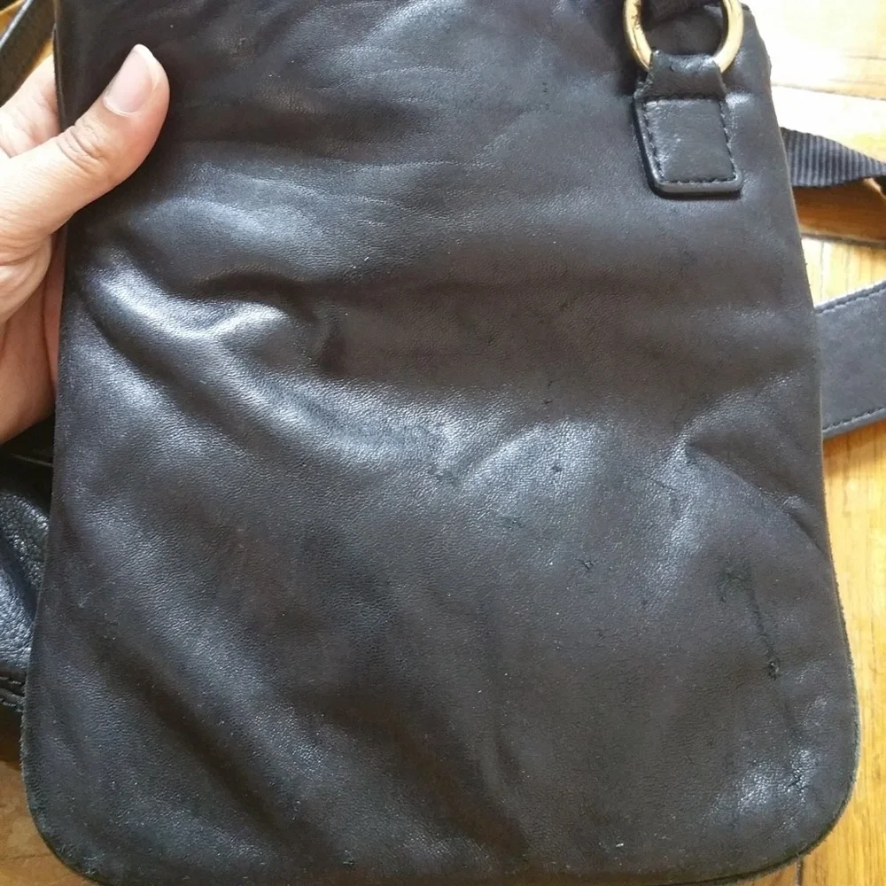 Michael Kors Leather Black Crossbody Purse